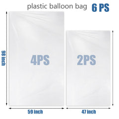Kreapa primer plano del plástico resistente que protege globos durante traslado