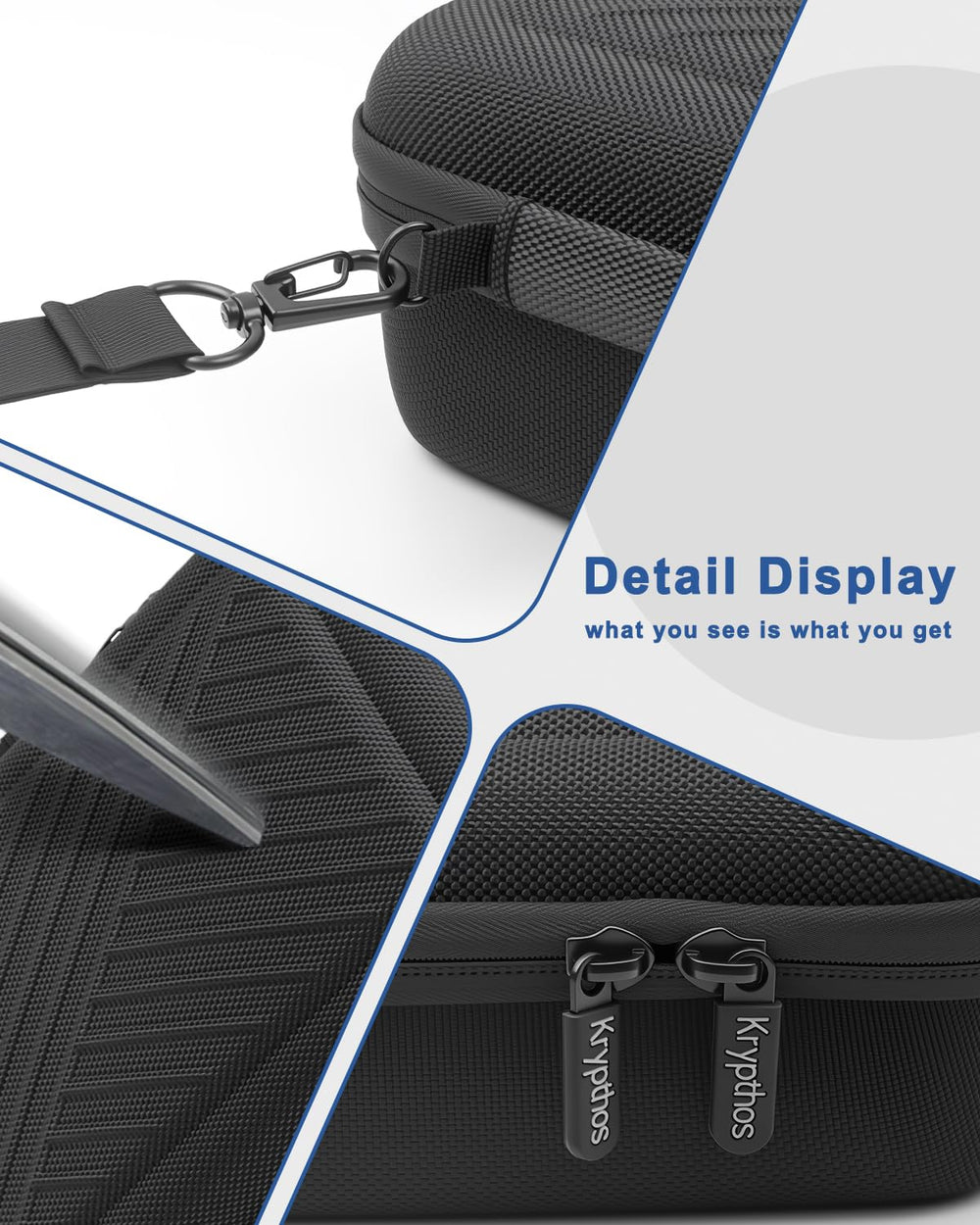 Krypthos lanyard desmontable, facilita llevar el estuche