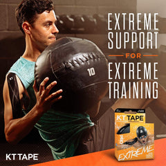 KT Tape esquinas redondeadas en primer plano evitando enganches en ropa