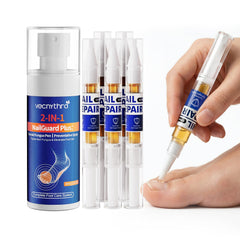KTS kit frontal mostrando spray y cinco bolígrafos para cuidado puntual