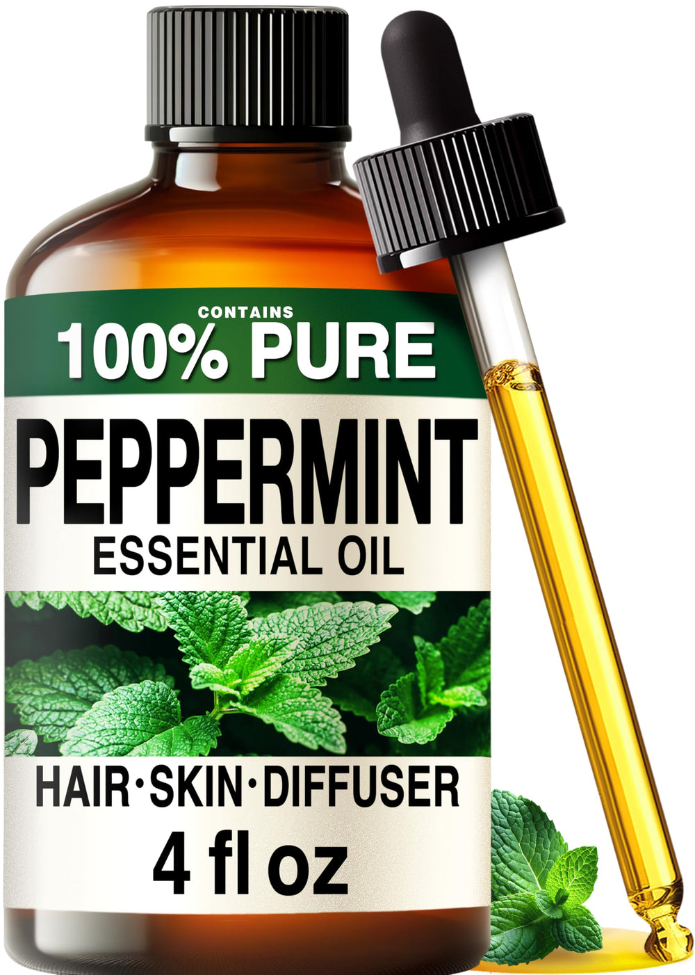 KUKKA aceite de menta frasco frente mostrando volumen y autenticidad