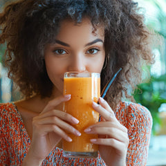 Kuli Kuli Gut Bliss packaging on shelf for convenient daily use.