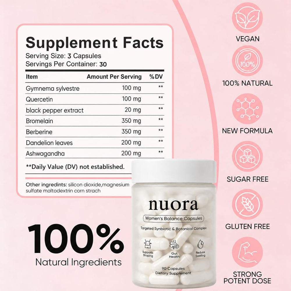 KXVUDE Nuora etiqueta nutricional clara mostrando dosis y composición