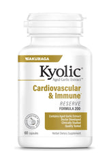 Kyolic frasco frontal mostrando etiqueta y beneficios claros