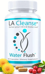 LA Cleanse envase frontal mostrando diseño y beneficio de ligereza