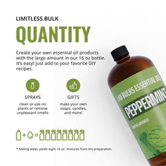 Lab Bulks Essential Oil menta usado en jabones caseros, versátil para proyectos DIY