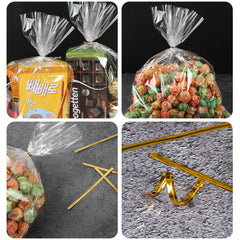 Labeol bolsas llenas de dulces para presentación atractiva