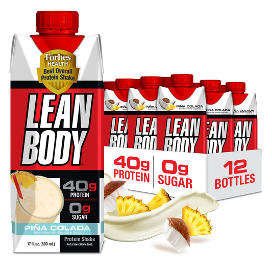 Labrada botella frente pack 12 que facilita proteína lista para llevar