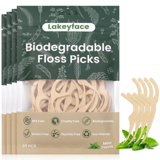 Lakeyface empaque frontal mostrando 200 unidades y beneficios ecológicos