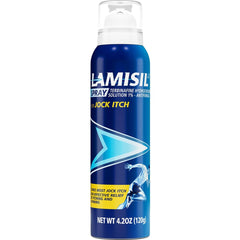 Lamisil frente del envase mostrando diseño y uso rápido