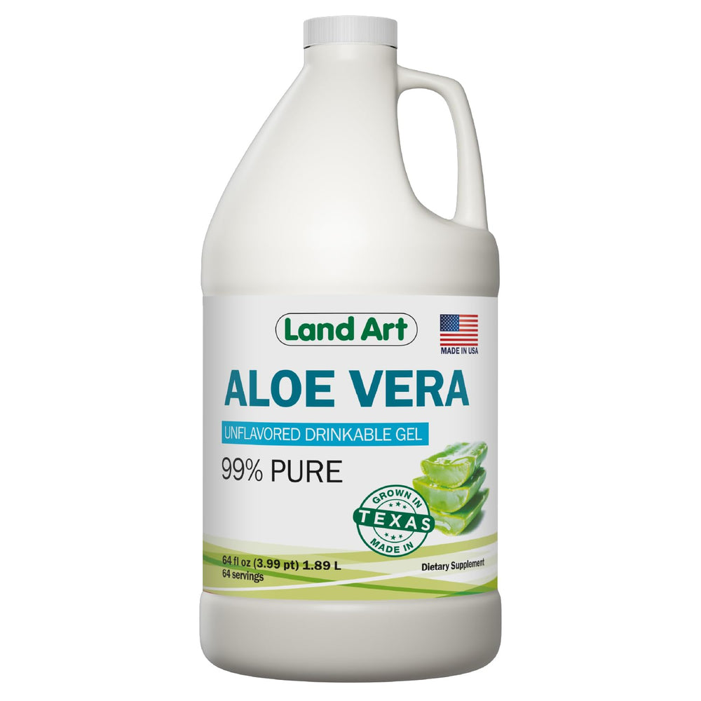 Land Art botella frontal mostrando etiqueta y beneficio digestivo
