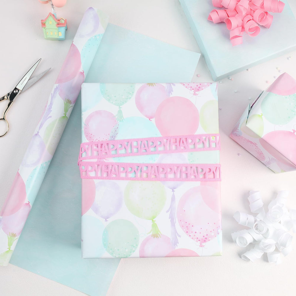 LaRibbons paquete listo para baby shower con combinación de tonos pastel, aspecto armonioso