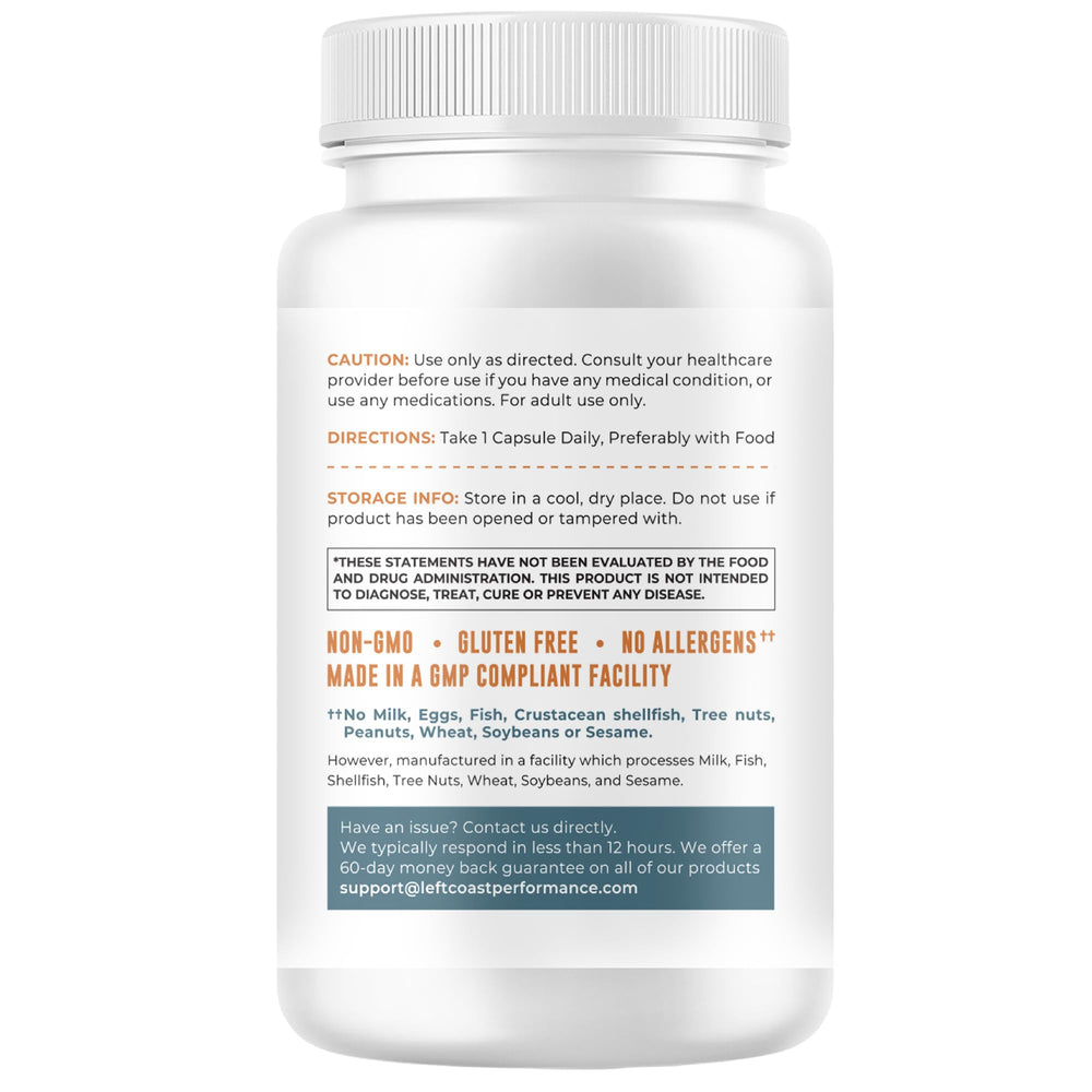 Left Coast Performance hombre entrenando representando fuerza y vitalidad
