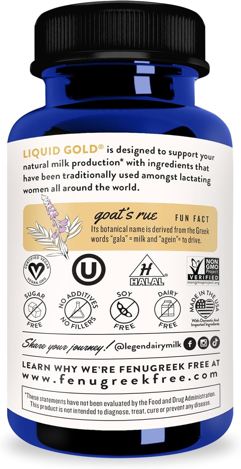 Ampolla abierta de Legendairy Milk lista para usar y facilitar la dosificación