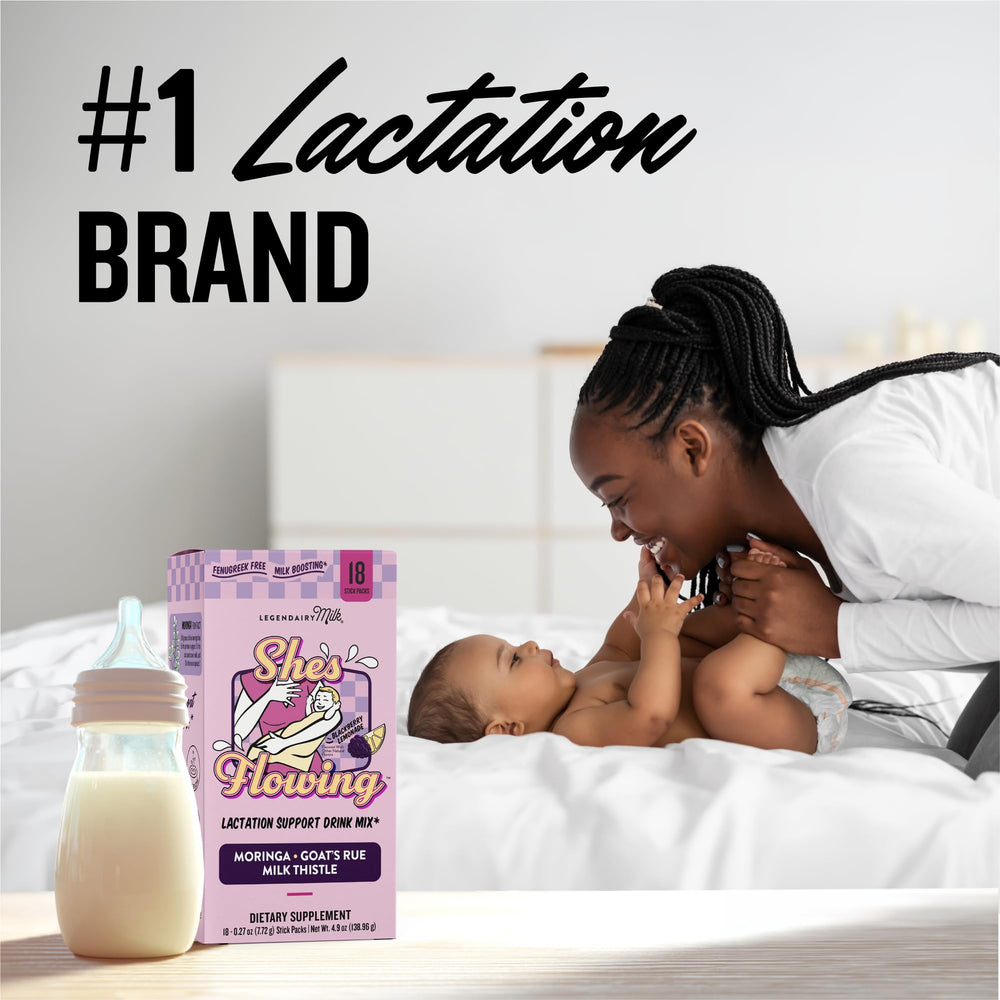 Legendairy Milk etiqueta con ingredientes clara y sin fenogreco