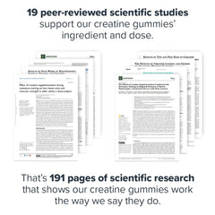 LEGION Creatine Monohydrate Gummies sabor natural, sin sabores artificiales.