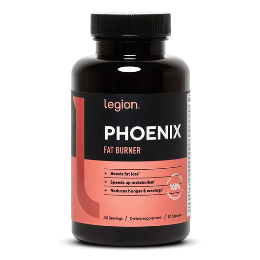 LEGION Phoenix botella termogenica, apoyo para metas diarias de bienestar.
