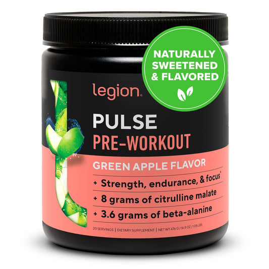 LEGION Pulse preworkout powder scoop for precise dosing and clean energy during workouts.