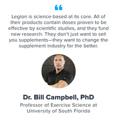 LEGION Pulse shaker with ready mix for workouts