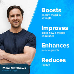 LEGION Pulse container beside a timer for time-efficient workouts