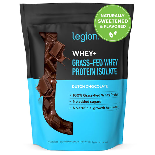 Legion Whey+ grass-fed milk source highlights quality and digestibility