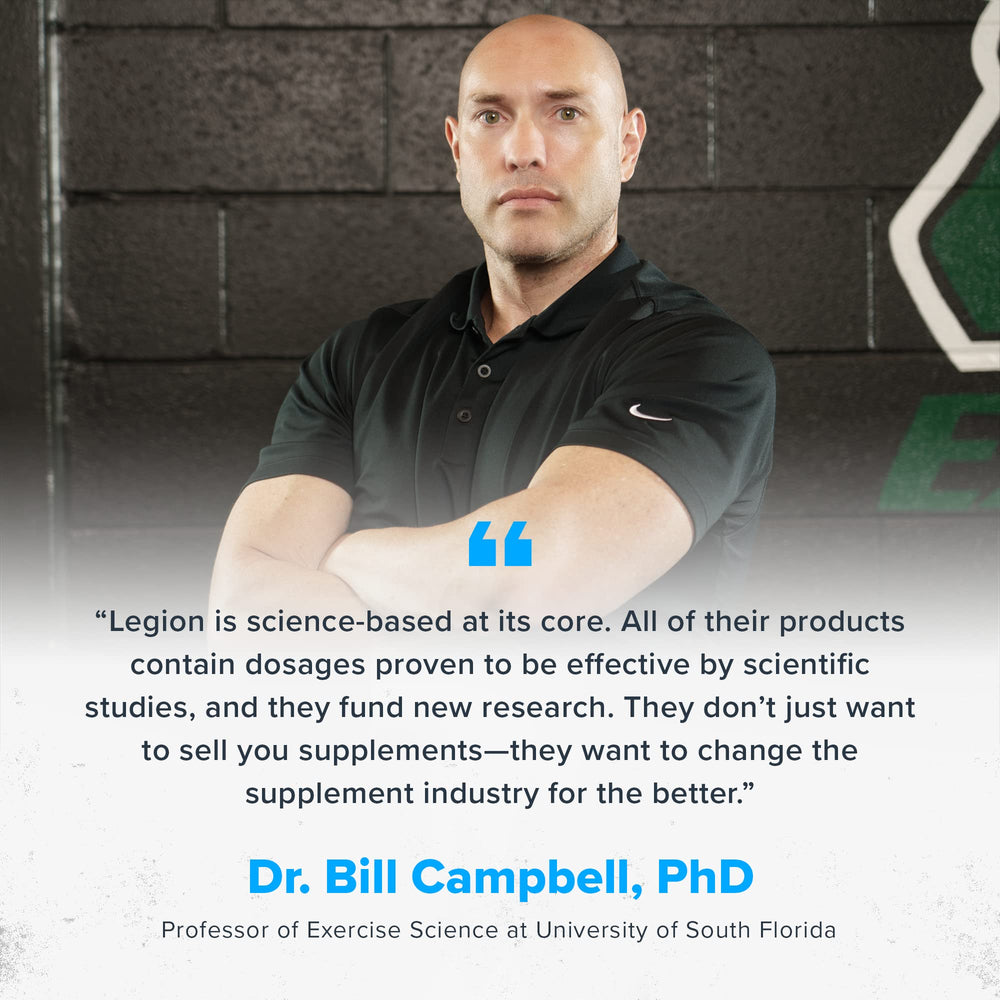 LEGION Whey+ iso powder close-up reveals fine, clump-free texture