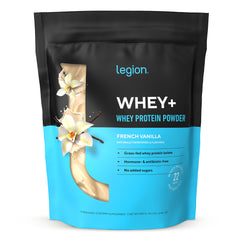 LEGION Whey+ lata proteina aislada para entrenamiento diario y digestión suave.
