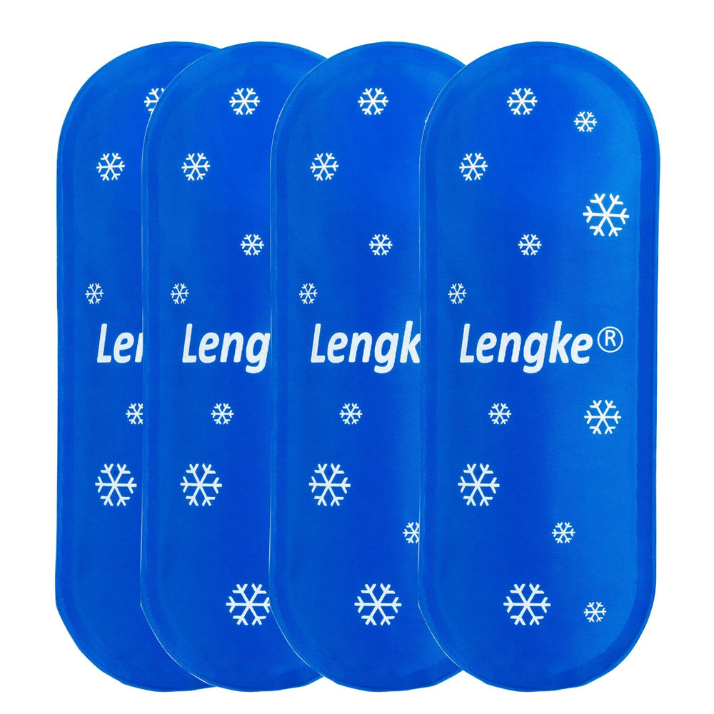 LengKe empaque frontal mostrando cuatro packs fríos listos para viajar y organización