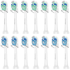 Leocomps empaque frontal mostrando cabezales y compatibilidad Click-on