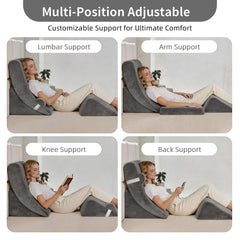 LevNubis cuña elevando piernas, alivio de presión lumbar y circulación