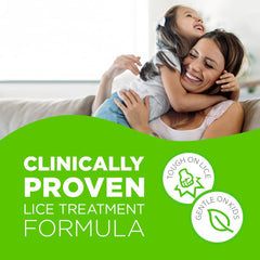 Lice Clinics of America aplicador sin goteo mostrando control y limpieza
