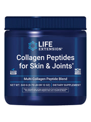Life Extension paquete frontal mostrando etiqueta y beneficio de soporte cutáneo