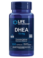 Life Extension bote frontal mostrando las 100 cápsulas y beneficios