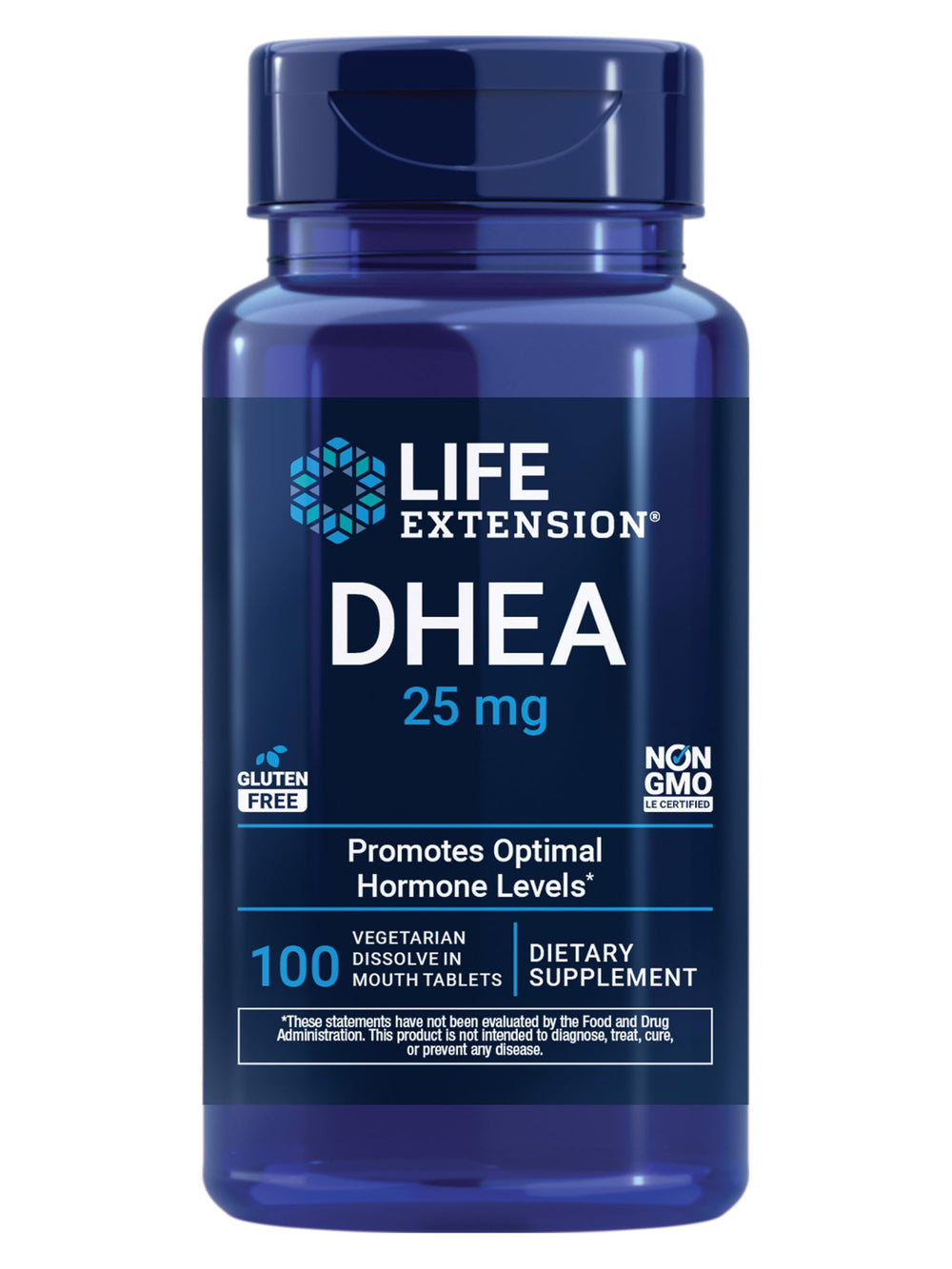 Life Extension frasco frontal que muestra el envase y beneficio práctico
