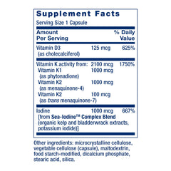 Life Extension etiqueta con ingredientes y dosis para transparencia