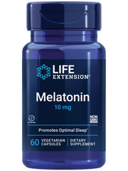 Life Extension frente del envase mostrando 60 cápsulas y beneficio para dormir