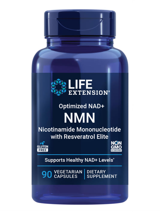 Life Extension frente del producto mostrando envase y beneficio de energía celular