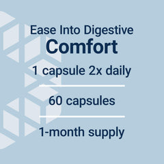 Life Extension etiqueta nutricional de Gastro-Ease con ingredientes clave