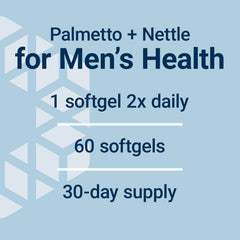 Life Extension ingredientes naturales: saw palmetto y raíz de ortiga para salud prostática