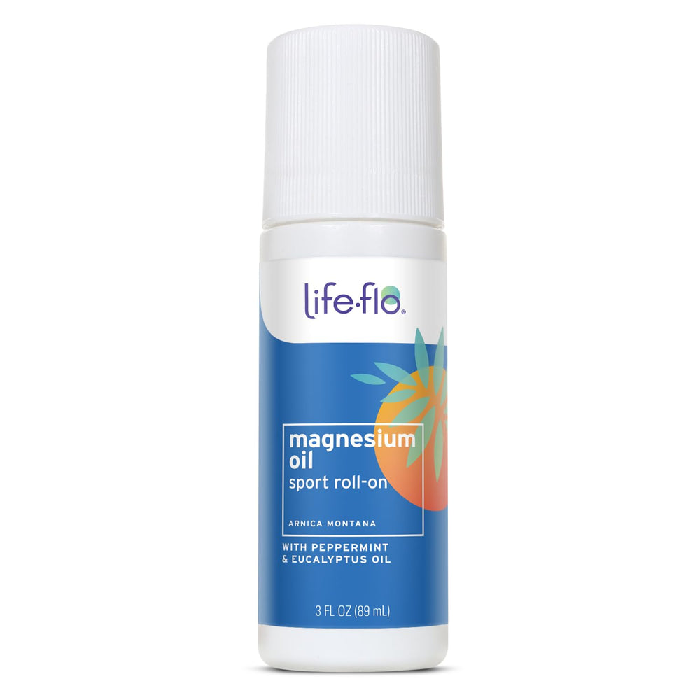 Life-FLO frasco frontal que muestra diseño y portabilidad para alivio rápido