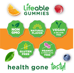 Lifeable gomita en forma de estrella, diseño atractivo y fácil de masticar