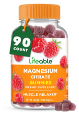 Lifeable envase frontal claro mostrando gomitas y beneficio conveniencia