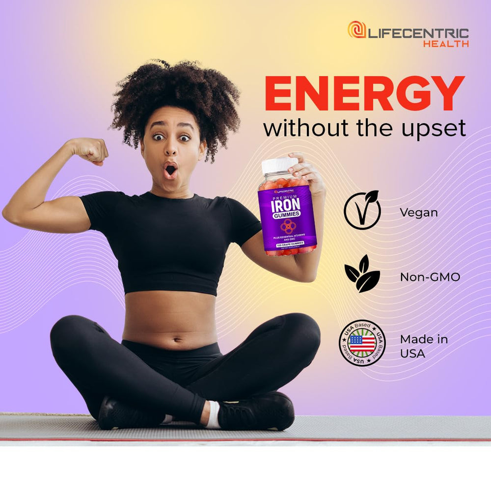 LifeCentric Health gomita en mano listos para consumir con facilidad