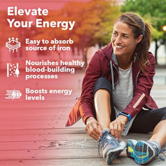 LifeSeasons Blood Nourish-R: cápsula en primer plano para la construcción de sangre.