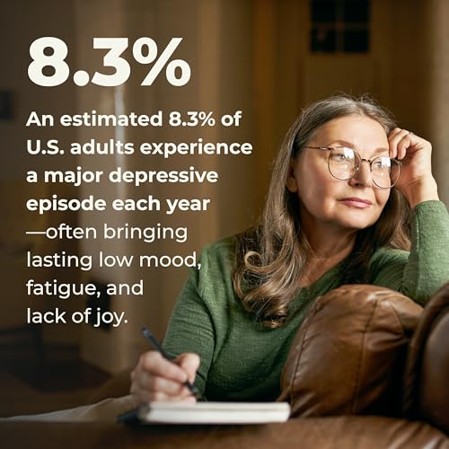 LifeSeasons Mood Stabili-T: primeros planos de ingredientes clave para el apoyo del estado de ánimo.