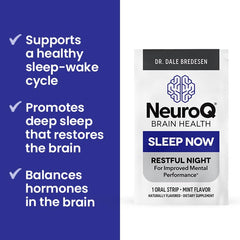 LifeSeasons NeuroQ Sleep Now: envase compacto para guardado sencillo en noche