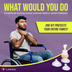LifeVac estuche portátil para viaje listos en mochila o guantera
