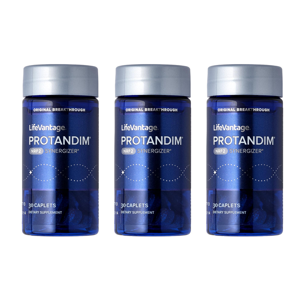 LifeVantage Protandim envase frontal mostrando diseño y fácil identificación del producto