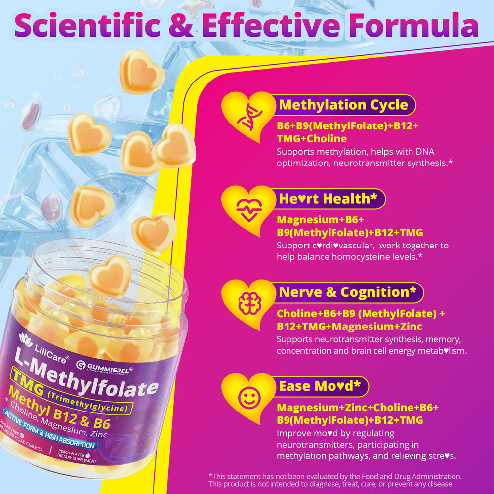 LILICARE etiqueta con lista de ingredientes clave y dosis visibles