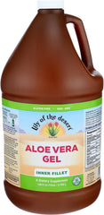 Lily Of The Desert etiqueta con ingredientes y Aloesorb resaltado para confianza